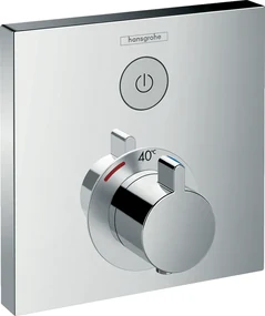 Hansgrohe Shower Select, termostatická sprchová batéria pod omietku, chrómová, HAN-15762000