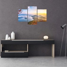 Obraz - Bledské jazero (90x60 cm)