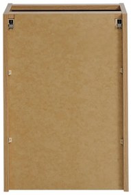 Závěsná umyvadlová skříňka Nova Oak 81-40-1DK 40 cm s košem na prádlo dub evoke