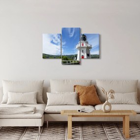 Obraz majáku Akaroa, Nový Zéland (90x60 cm)