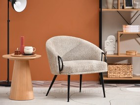Kreslo Carma F (tmavobéžová + čierna). Akcia -35%. Vlastná spoľahlivá doprava až k Vám domov. 1109977