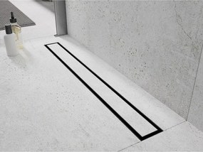 Mexen Flat 360° M13 sprchový žľab 2v1, 70 cm, brúsený grafit, 1E10070-40