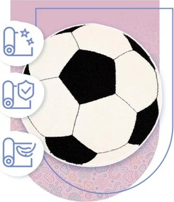 Koberec Weltom Weliro Lopta čierny kruh