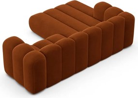 Oranžová rohová pohovka (ľavý roh) Lupine – Micadoni Home