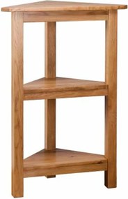 Rohový policový regál, 69x38x100 cm