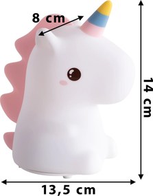 Nočná LED lampička JEDNOROŽEC