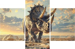 Obraz - Triceratops (90x60 cm)