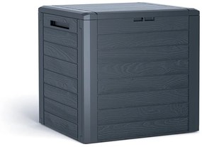 Záhradný box WOODEBOX 140 l - antracit 58,5 cm PRMBWL140-S433