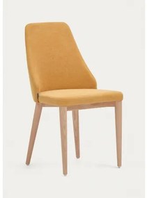 ROSIE CHENILLE stolička Žltá