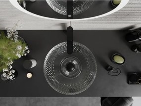 Mexen Heba, sklenené umývadlo na dosku 45 x 45 cm, číra, 24064500