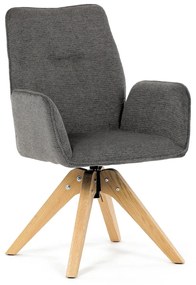 Jedálenská stolička DCH-C2148 GREY2 s vodoodolnýmpoťahom
