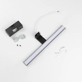 Aigostar - LED kúpeľňové osvetlenie zrkadla LED/8W/230V 4000K 40 cm IP44 čierna