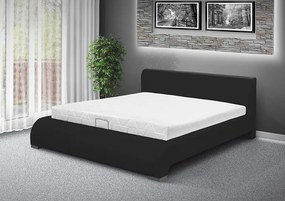 Nabytekmorava Luxusná posteľ SEINA NEW 200x120cm farba čalúnenia: eko koža čierna