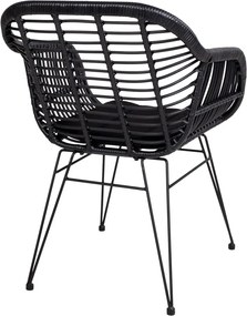 Súprava 2 vonkajších kresiel z umelého ratanu s vankúšom House Nordic Trieste