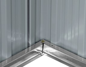 Záhradný domček BestBerg ZD-67AW / 4,3 m² / 197 × 217 × 202 cm / antracit/biela