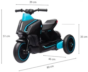 Elektrický skúter City čierny