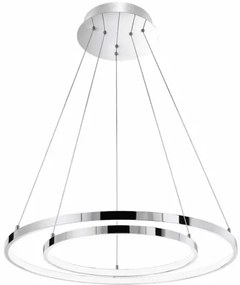 LED luster Aria 85W 60 chrome stmievateľné