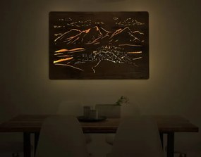 Podsvietený obraz Spišský hrad