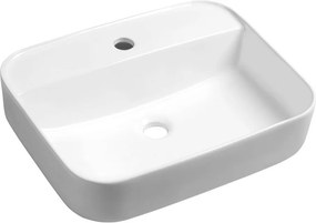 Biele keramické umývadlo 50x40 cm Garda – Sapho