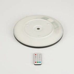 Brilagi - LED RGB stmievateľné svietidlo ULTRA SLIM LED/18W/230V Ø 30 cm čierne + diaľkové ovládanie