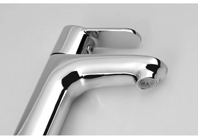 Umývadlový ventil v lesklej striebornej farbe Small – Sapho