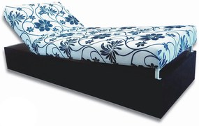 Jednolôžková posteľ (váľanda) 80 cm Darcy (Čierna 39 + Stela). Akcia -8%. Vlastná spoľahlivá doprava až k Vám domov. 793073