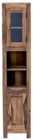 Skrinka do kúpeľne Suri 40x190x35 indický masív palisander Only stain
