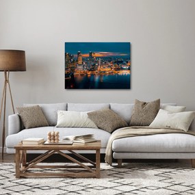 Obraz nočného mesta (70x50 cm)