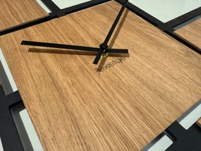 Dekorstudio Moderné drevené hodiny na stenu TRIPLE