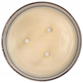 LED sviečka v skle - 15x15 cm - teplá biela