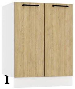 Kuchynská skrinka Denis D60 dub london/biela