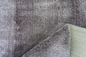BE Koberec Microsofty 8301 DARK LILA – béžový hnedý obdĺžnikový Rozmer: 60x100 cm