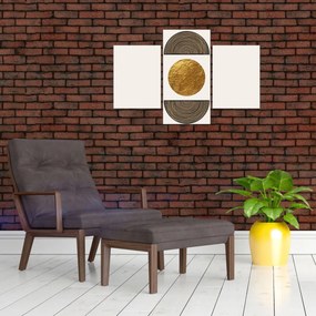 Obraz - Zlatý ornament N⁰1 (90x60 cm)