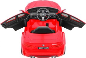 Ramiz Detské elektrické autíčko BMW X6M - červené SUV + diaľkové ovládanie