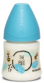 SUAVINEX - fľaša Guľatý c. silikón 150 ml - modrá včela