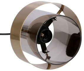 Luster na lanku SPIEGA 3xE27/60W/230V zlatá/čierna