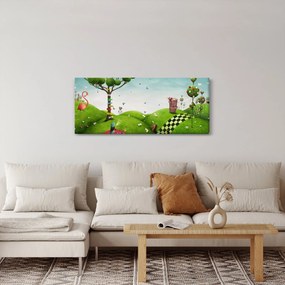 Obraz podivuhodnej krajiny (120x50 cm)