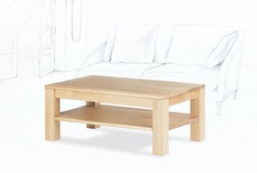 Wooded Konferenční stolek Chicago z masivu DUB Výška stolku: 53 cm