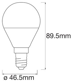 LEDVANCE SMART+ WiFi E14 5W kvapka RGBW 3ks