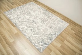 Koberec Opal F438A krémový / sivý / modrý