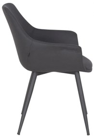 SIMONE ČALÚNENÁ STOLIČKA antracit grey