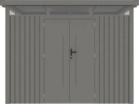 Záhradný domček plocha 294 x 230 cm (sivá)