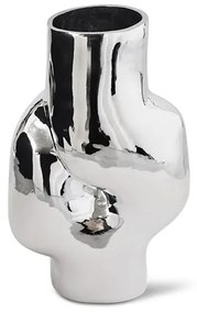 HK living Skleněná váza Gleam Chrome 3,5 l