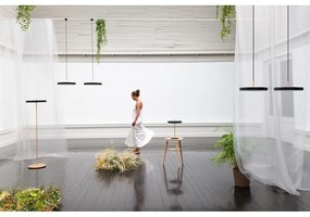 Čierne LED závesné svietidlo s kovovým tienidlom ø 31 cm Asteria Mini – UMAGE