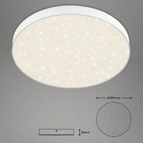 Briloner 7075-416 - LED Stropné svietidlo STAR SKY LED/24,5W/230V pr. 38 cm biela