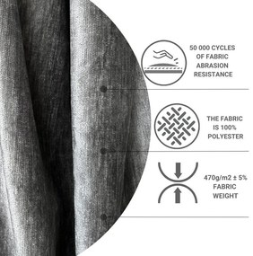 Sivá boxspring posteľ s úložným priestorom 200x200 cm Yoko – Maison de Rêve