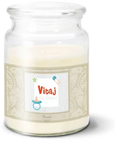 Sablio Sviečka Vitaj na svete 2 - 500 g