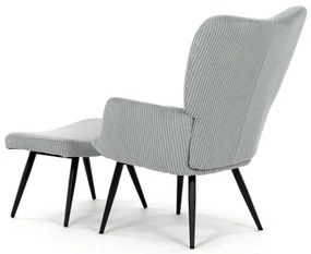 Autronic BONTEC Relaxačné kreslo, modrá, menčestrová látka, AK-L7285 BLUE6 Farba: Zelená