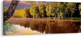Obraz - Za riekou (120x50 cm)
