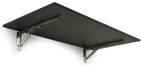 Sklápací stôl na stenu, 120x60 cm, nosnosť 30 kg, wenge